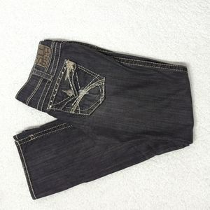 Silver Charcoal McKenzie Slim Boot Cut Jeans Sz. 32/30